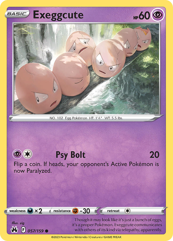 Exeggcute - 057/159 - Scroll and Circuit Games